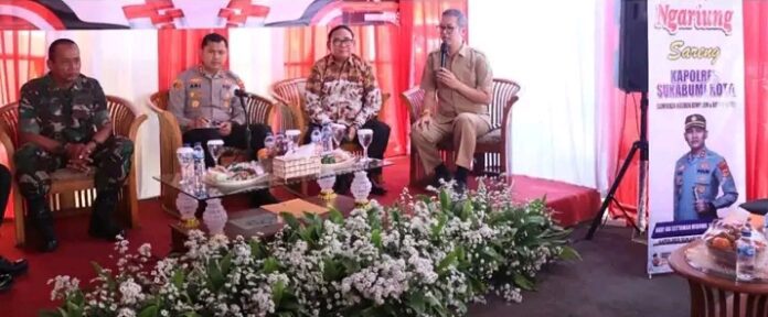 Wujudkan Harkamtibmas, Kapolres Sukabumi Kota Marathon Lakukan “Ngariung Sareng Kapolres”